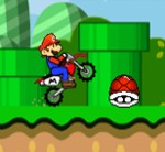 Super Mario motociclistul acrobat
